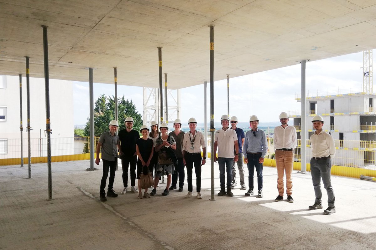 Construction site tour