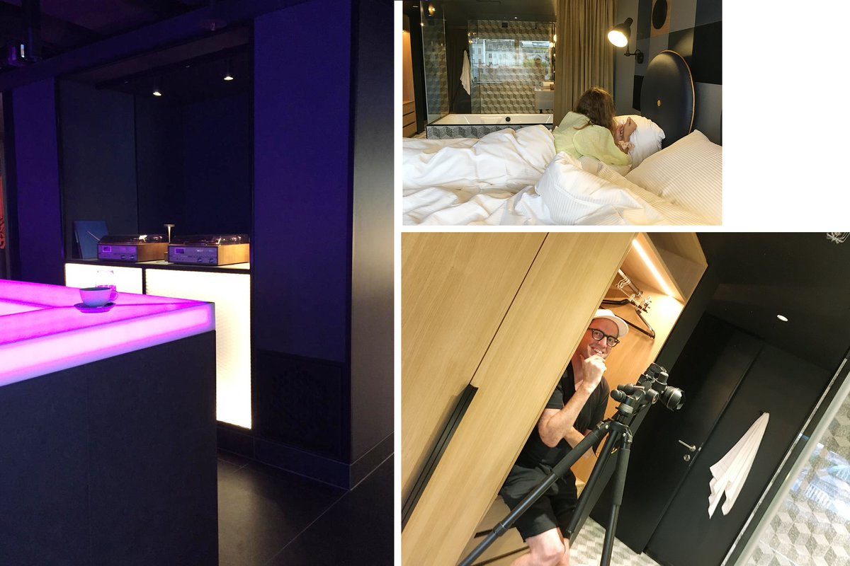Behind the scenes…